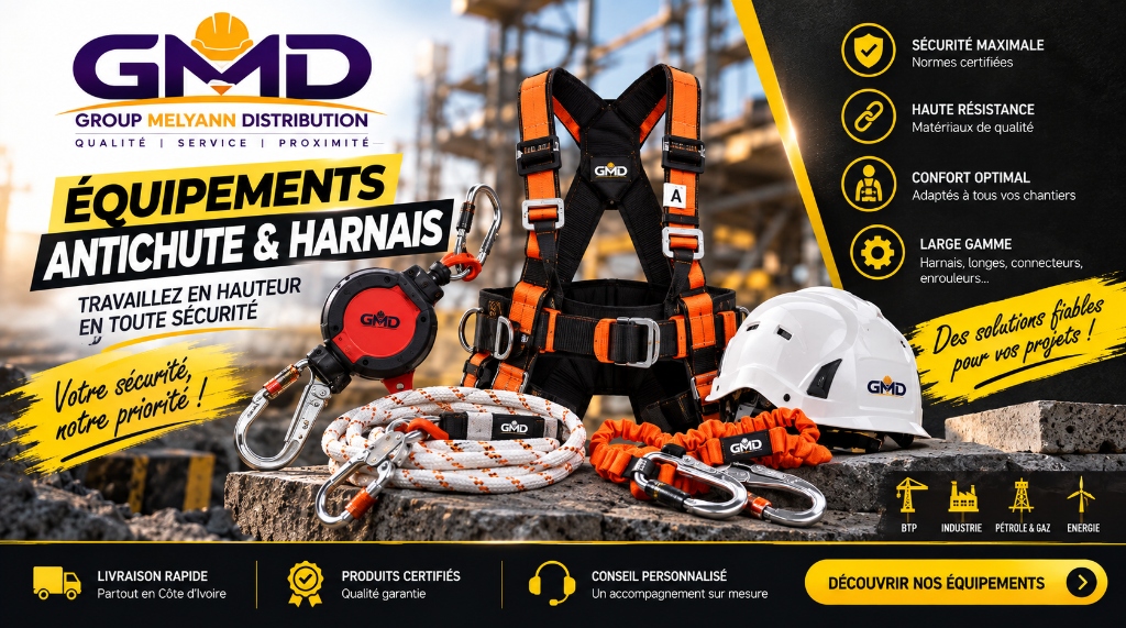GMD - ÉQUIPEMENTS ANTICHUTE & HARNAIS