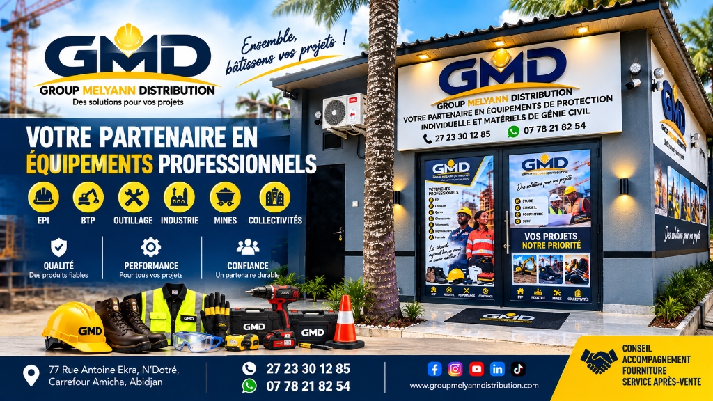 GMD - VOTRE PARTENAIRE EN ÉQUIPEMENTS PROFESSIONNELS